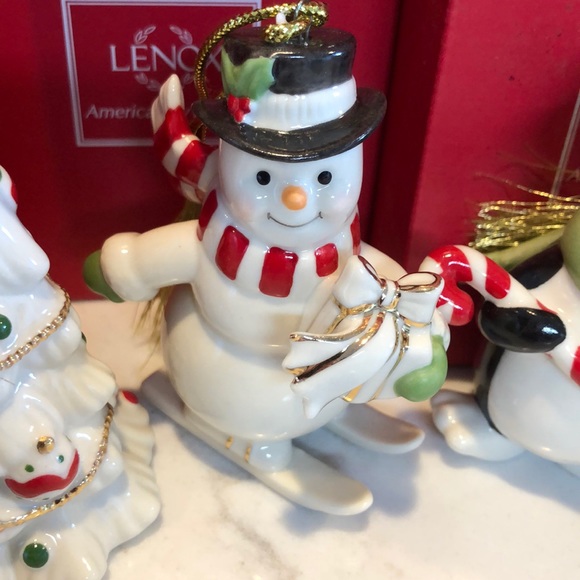 Set of 5 Lenox Christmas Ornaments - Picture 4 of 8